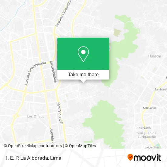 I. E. P. La Alborada map