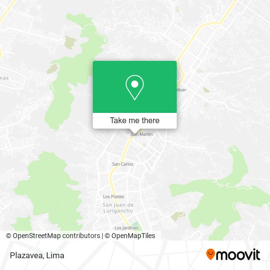 Plazavea map