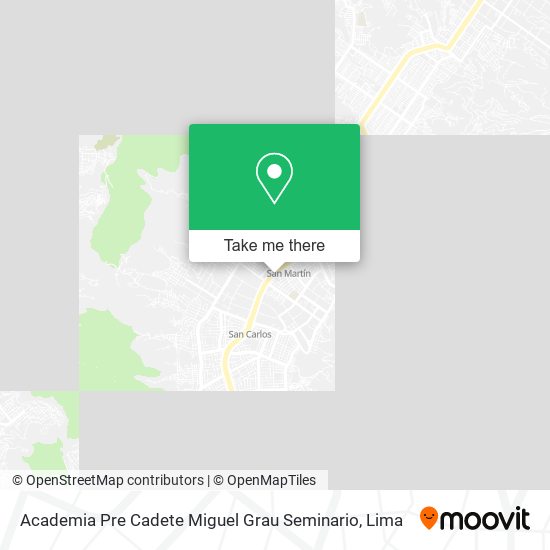 Academia Pre Cadete Miguel Grau Seminario map