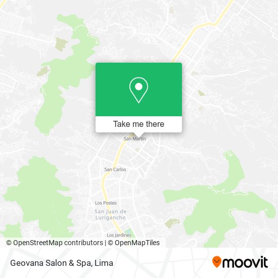 Mapa de Geovana Salon & Spa