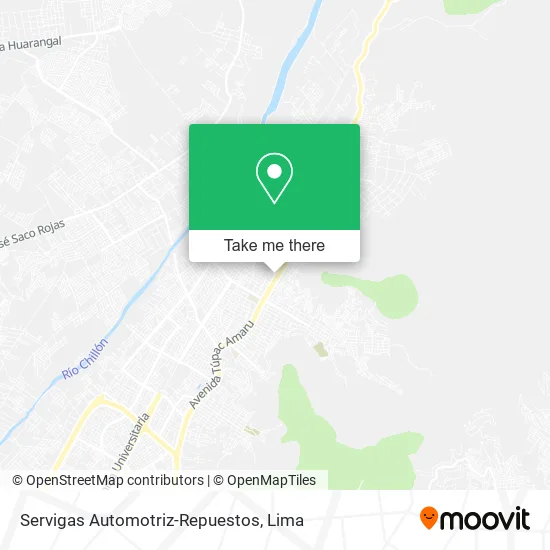 Servigas Automotriz-Repuestos map