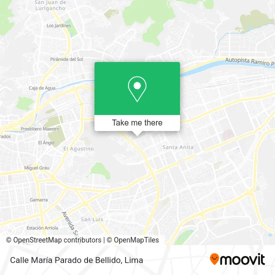 Calle María Parado de Bellido map