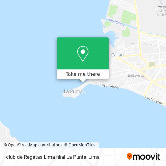 club de Regatas Lima filial La Punta map