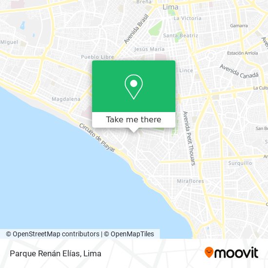 Parque Renán Elías map