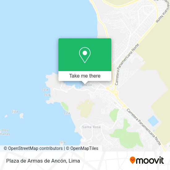 Plaza de Armas de Ancón map