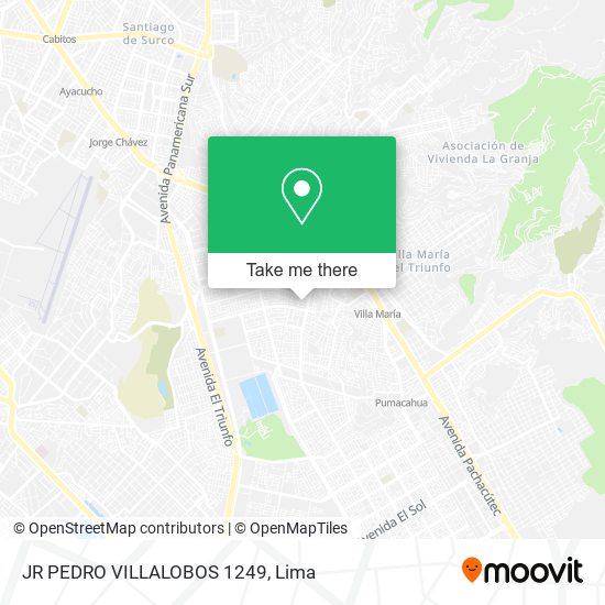 JR PEDRO VILLALOBOS 1249 map