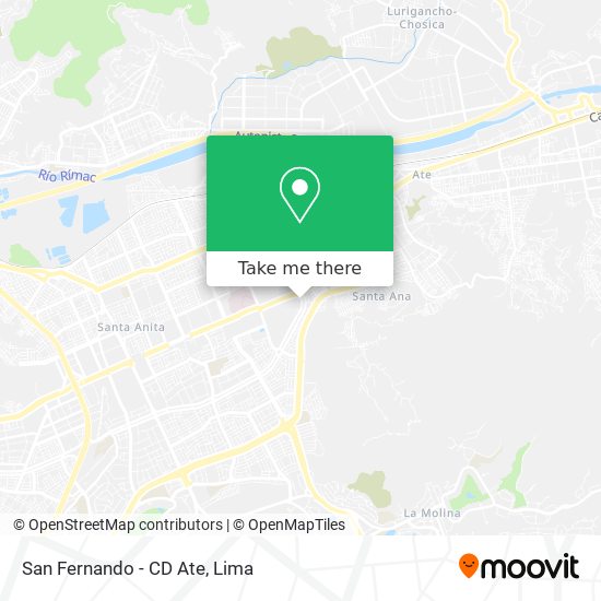 San Fernando - CD Ate map