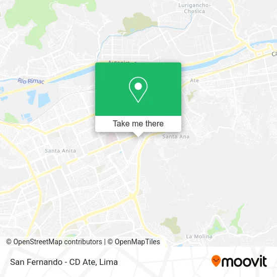 Mapa de San Fernando - CD Ate