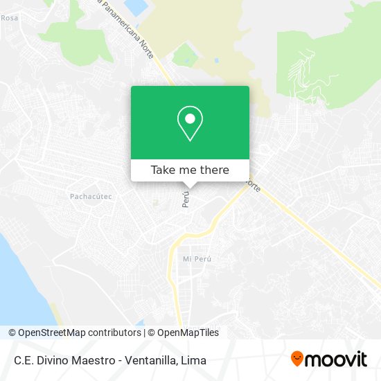 C.E. Divino Maestro -  Ventanilla map
