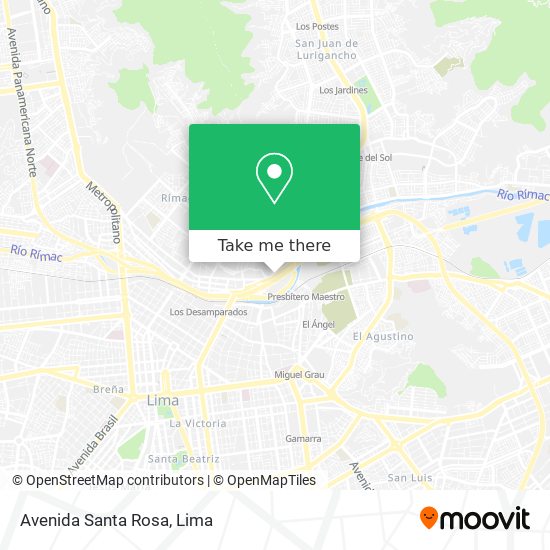 Avenida Santa Rosa map
