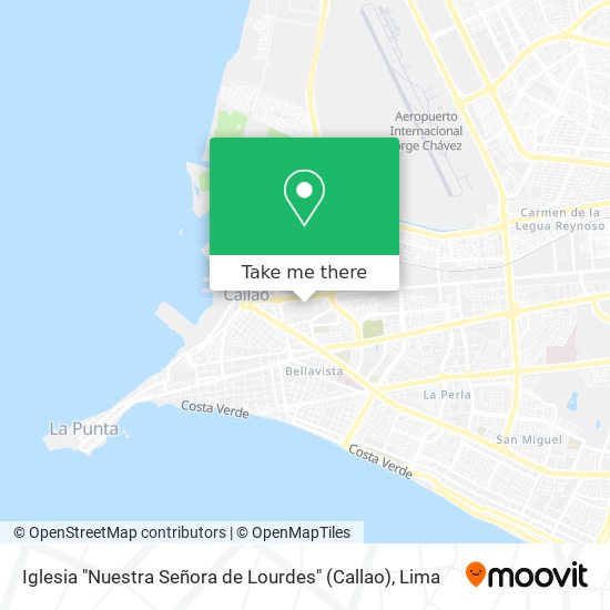 Iglesia "Nuestra Señora de Lourdes" (Callao) map