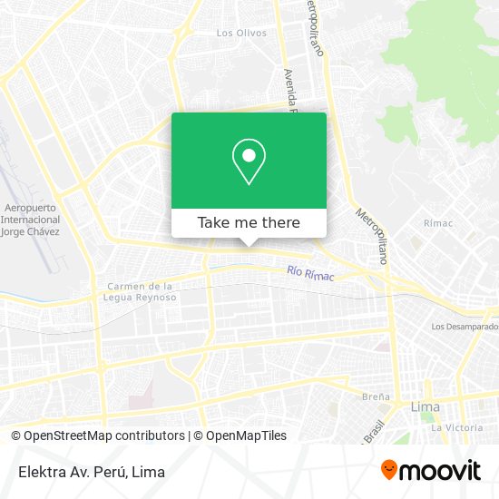 Elektra Av. Perú map