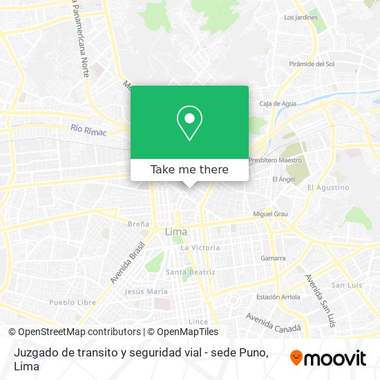 Juzgado de transito y seguridad vial - sede Puno map