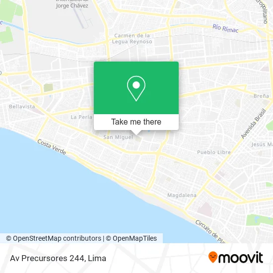 Mapa de Av  Precursores 244