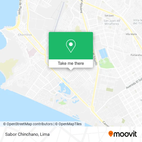 Mapa de Sabor Chinchano