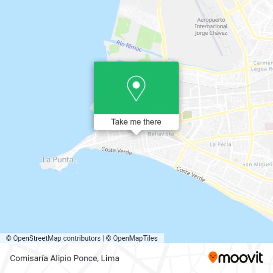 Comisaría Alipio Ponce map