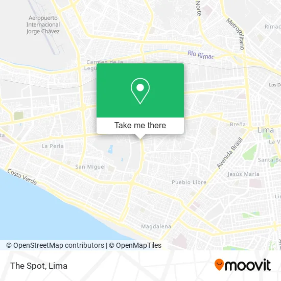 Mapa de The Spot