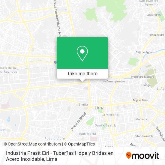 Industria Prasit Eirl - Tuber?as Hdpe y Bridas en Acero Inoxidable map