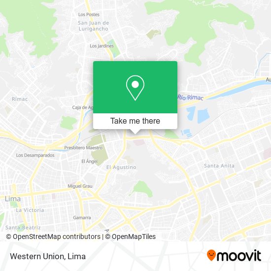 Western Union map