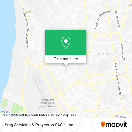 Smg Servicios & Proyectos SAC map