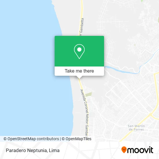 Mapa de Paradero Neptunia