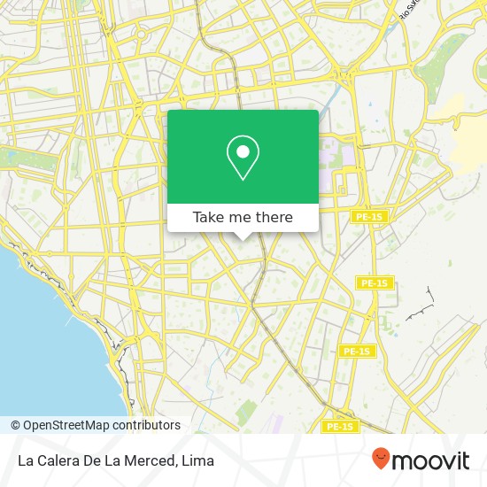 La Calera De La Merced map