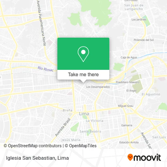 Mapa de Iglesia San Sebastian