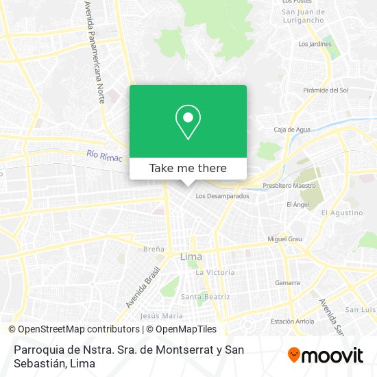 Parroquia de Nstra. Sra. de Montserrat y San Sebastián map