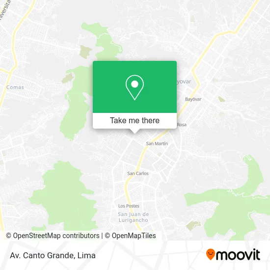 Av. Canto Grande map