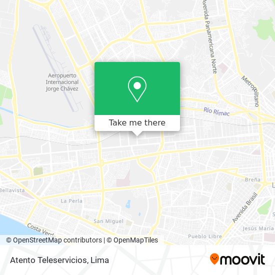 Atento Teleservicios map