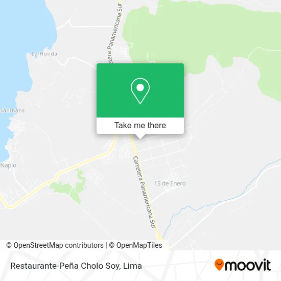 Restaurante-Peña Cholo Soy map