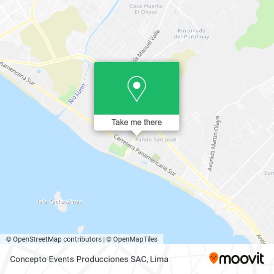 Concepto Events Producciones SAC map