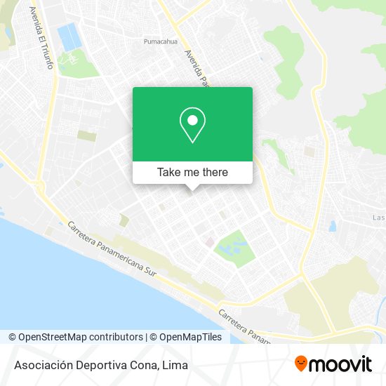 Asociación Deportiva Cona map