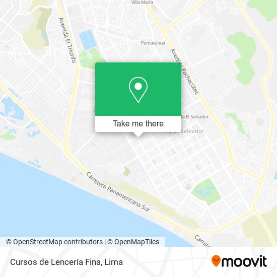 Cursos de Lencería Fina map