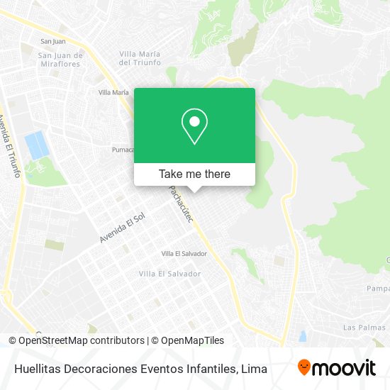 Huellitas Decoraciones Eventos Infantiles map