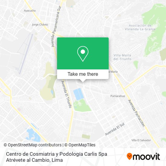 Centro de Cosmiatria y Podología Carlis Spa Atrévete al Cambio map