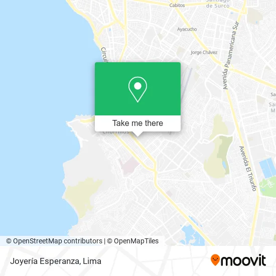 Joyería Esperanza map