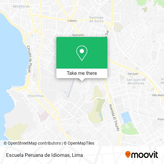 Escuela Peruana de Idiomas map