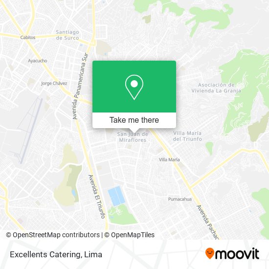 Mapa de Excellents Catering