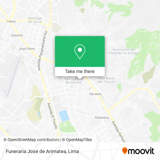 Mapa de Funeraria José de Arimatea