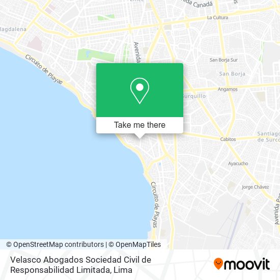 Velasco Abogados Sociedad Civil de Responsabilidad Limitada map