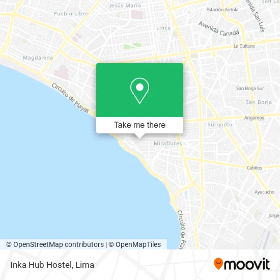 Inka Hub Hostel map