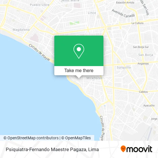 Psiquiatra-Fernando Maestre Pagaza map