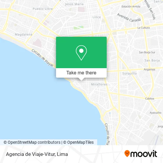 Agencia de Viaje-Vitur map