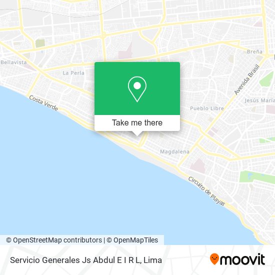 Servicio Generales Js Abdul E I R L map