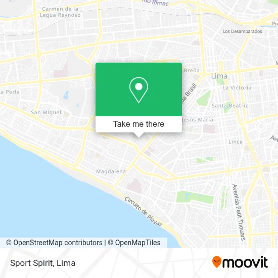 Sport Spirit map