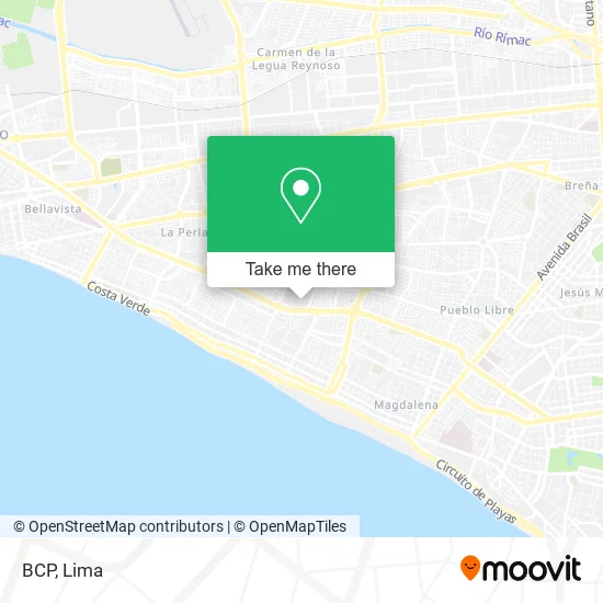Mapa de BCP