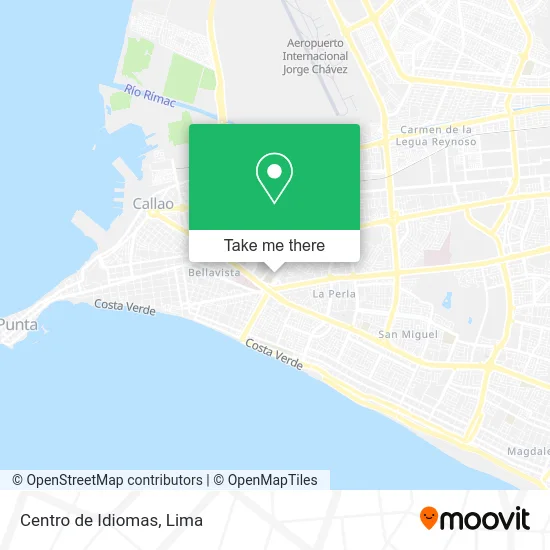 Centro de Idiomas map