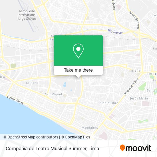 Compañía de Teatro Musical Summer map