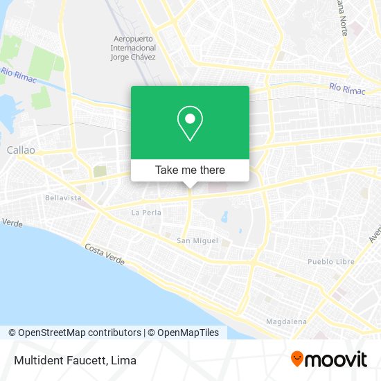 Mapa de Multident Faucett